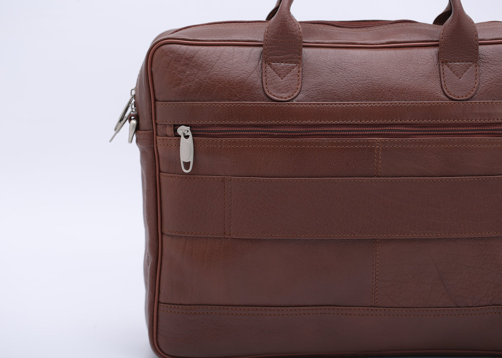 Real Genuine Leather Briefcase Bag