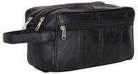 Genuine Leather Overnight toiletry kit bag