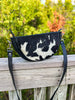 Cowhide Crossbody Bag Western Purse