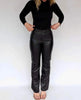 Women's Real Leather Cigarette Pants