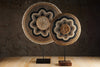 Tikar Inspired Wooden Decorative Beaded Shield