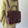 Leather Backpack Women Commuter Shoulder Bag