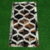 Natural Cowhide Patchwork Rectangle Rug