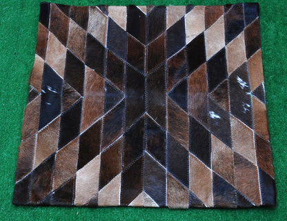 Hair On Cowhide Patchwork Pillow Cover