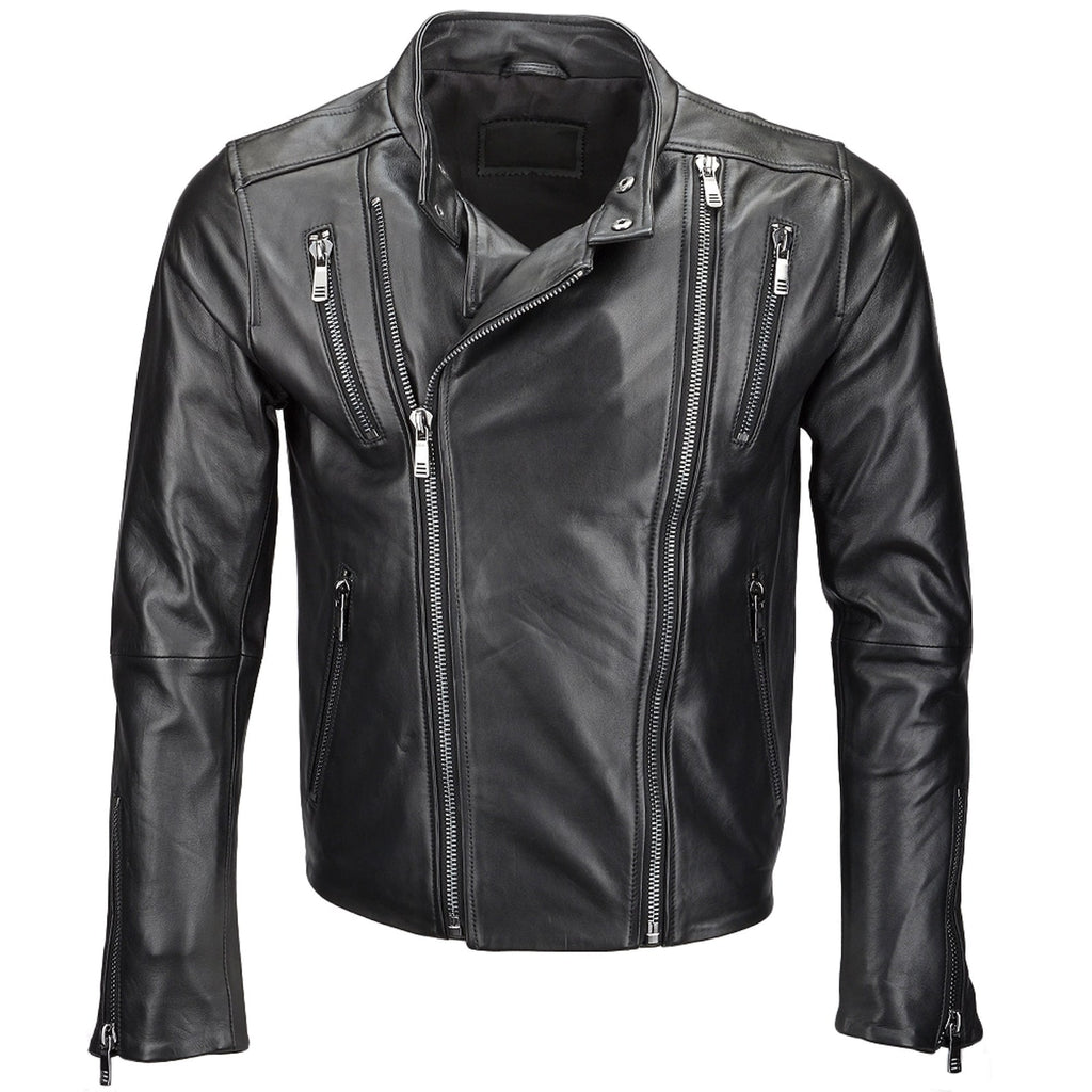 Unisex Real Genuine biker Leather Jacket