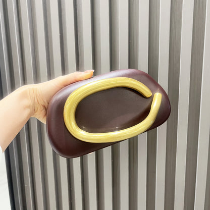 Women's Designer Handle Clutch Bag