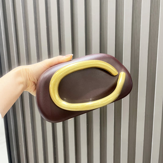 Women's Designer Handle Clutch Bag