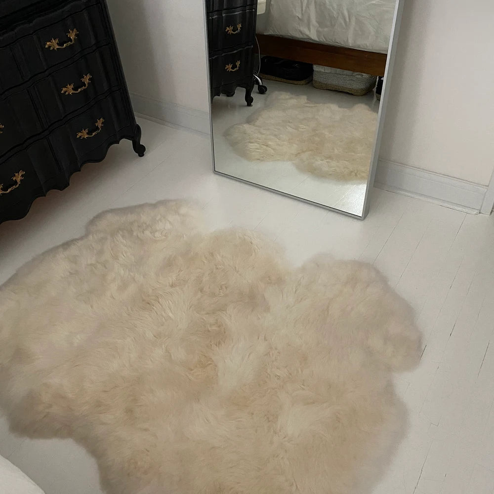 Icelandic Sheepskin Rug Triple Side By Side