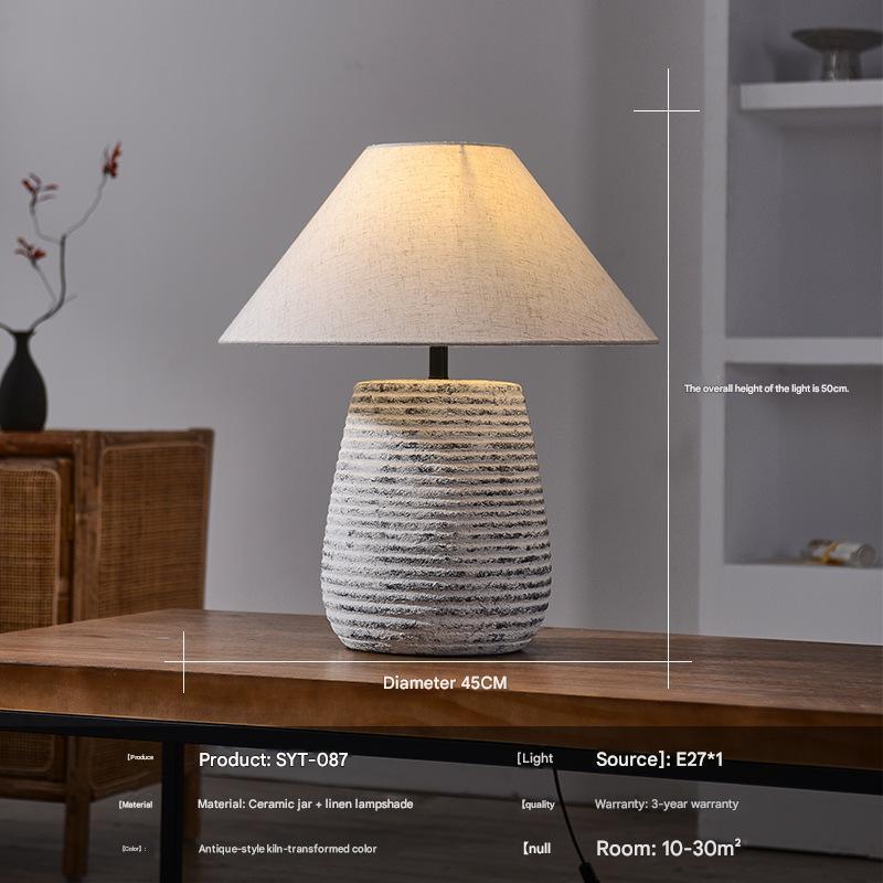 Ceramic scandi table lamp for home décor 1