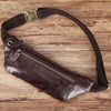 Men’s Cowhide Leather Crossbody Waist Bag