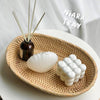 Natural Woven Rattan Boho Tray