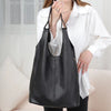 Women Real Leather Commuter Tote Handbag