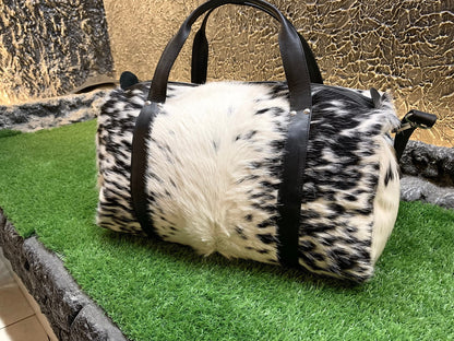 Genuine Cowhide Holdall Bag