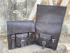Real Vintage Leather Black Saddlebag