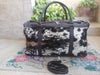 Spotted Cowhide Leather Weekender Bag