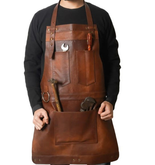 Genuine Leather Cook Apron