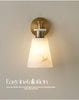 Modern Brass Cloud Stone Wall Lamp Spanish Marble Wall Light