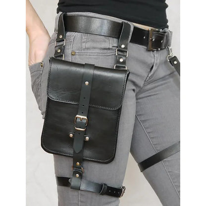 Leather Waist Belt Pouch