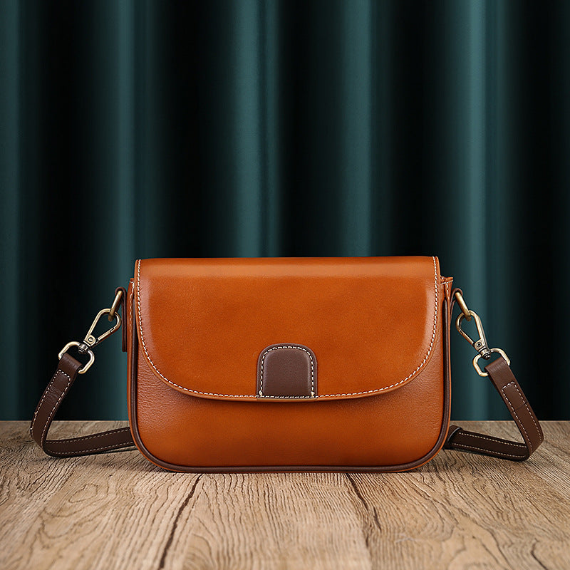 Women Retro Small Square Crossbody Messenger Purse