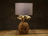 Driftwood pineapple table lamp accent