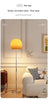 Retro mushroom glass floor lamp for living room