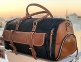 Travel in style with this cowhide travel bag, a perfect blend of functionality and elegance for the modern traveler.
