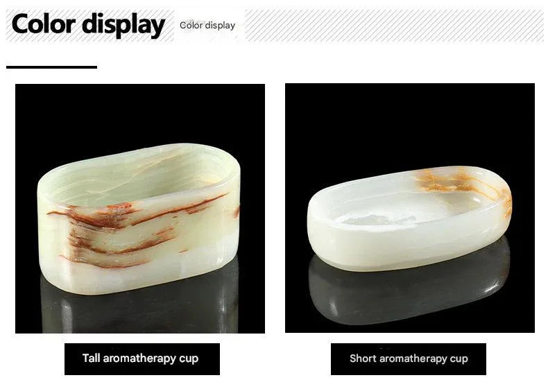 Natural Marble Aromatherapy Candle Cup