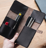 Genuine Leather Pen Bag Storage