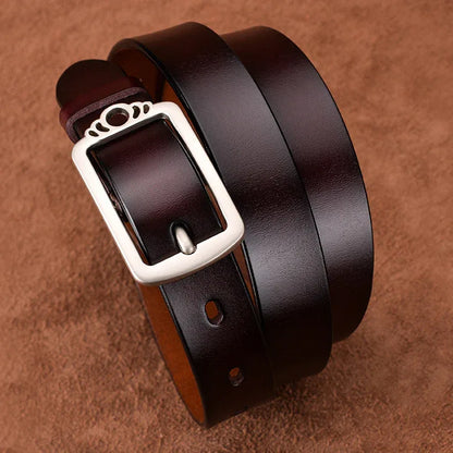 women’s genuine leather retro belt