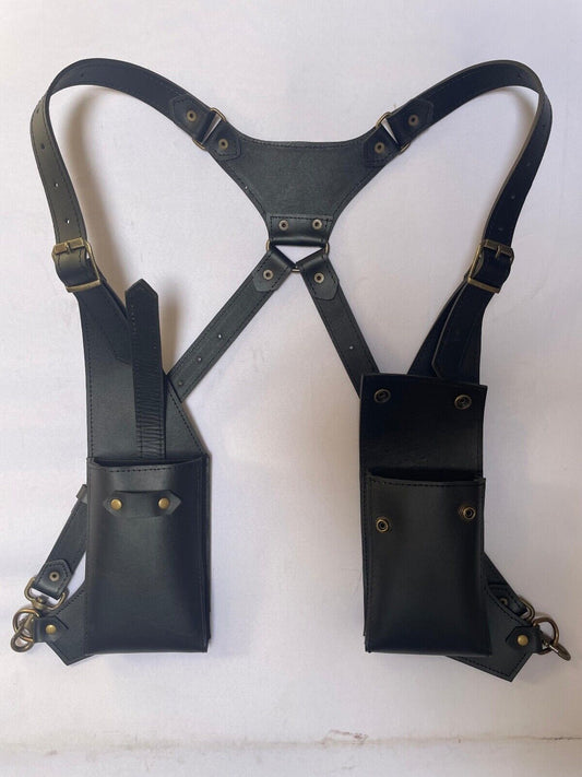 Leather Shoulder Festival Holster Bag