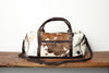 Large Hair On Cowhide Overnight Travel Bag