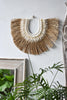 Seagrass Raffia Sea Shells Tribal Style Wall Hanging