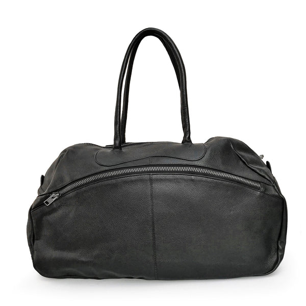 Real Cowhide Leather Duffle Travel Bag