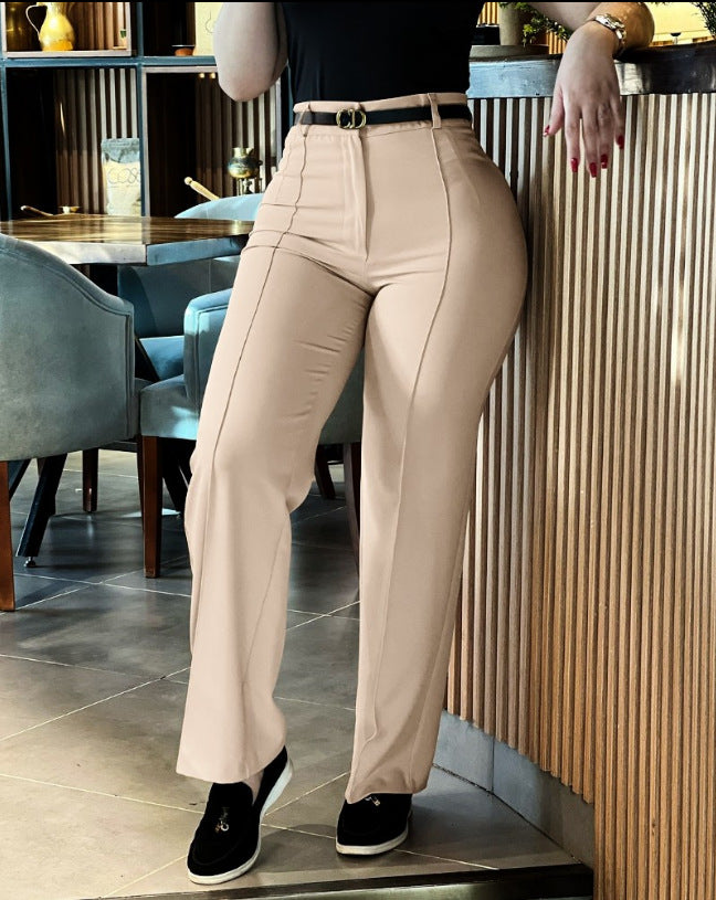 Mint Green Women Straight Leg Pant