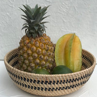 Woven Rattan Fruit Bowl Decorative Storage