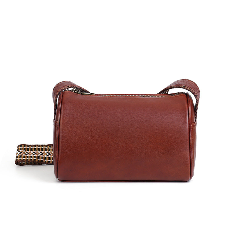Women’s Genuine Leather Pillow Bag Crossbody Purse