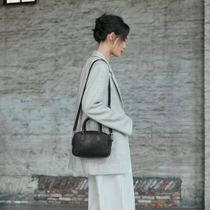 Women Leather Messenger Crossbody Office Bag