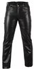 Men's Real Leather Moto Biker Pants