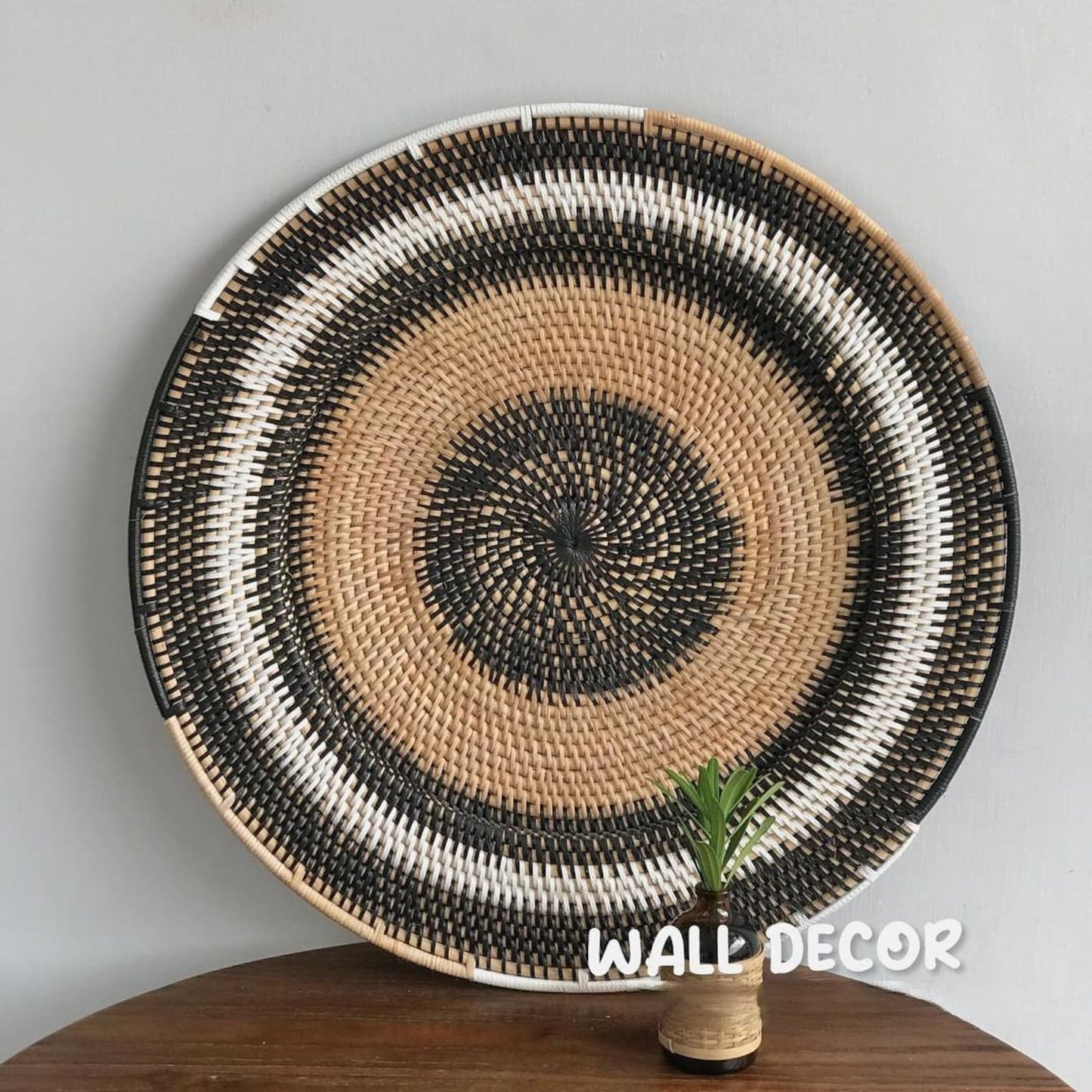 Woven Rattan Wall Art Hanging Decor