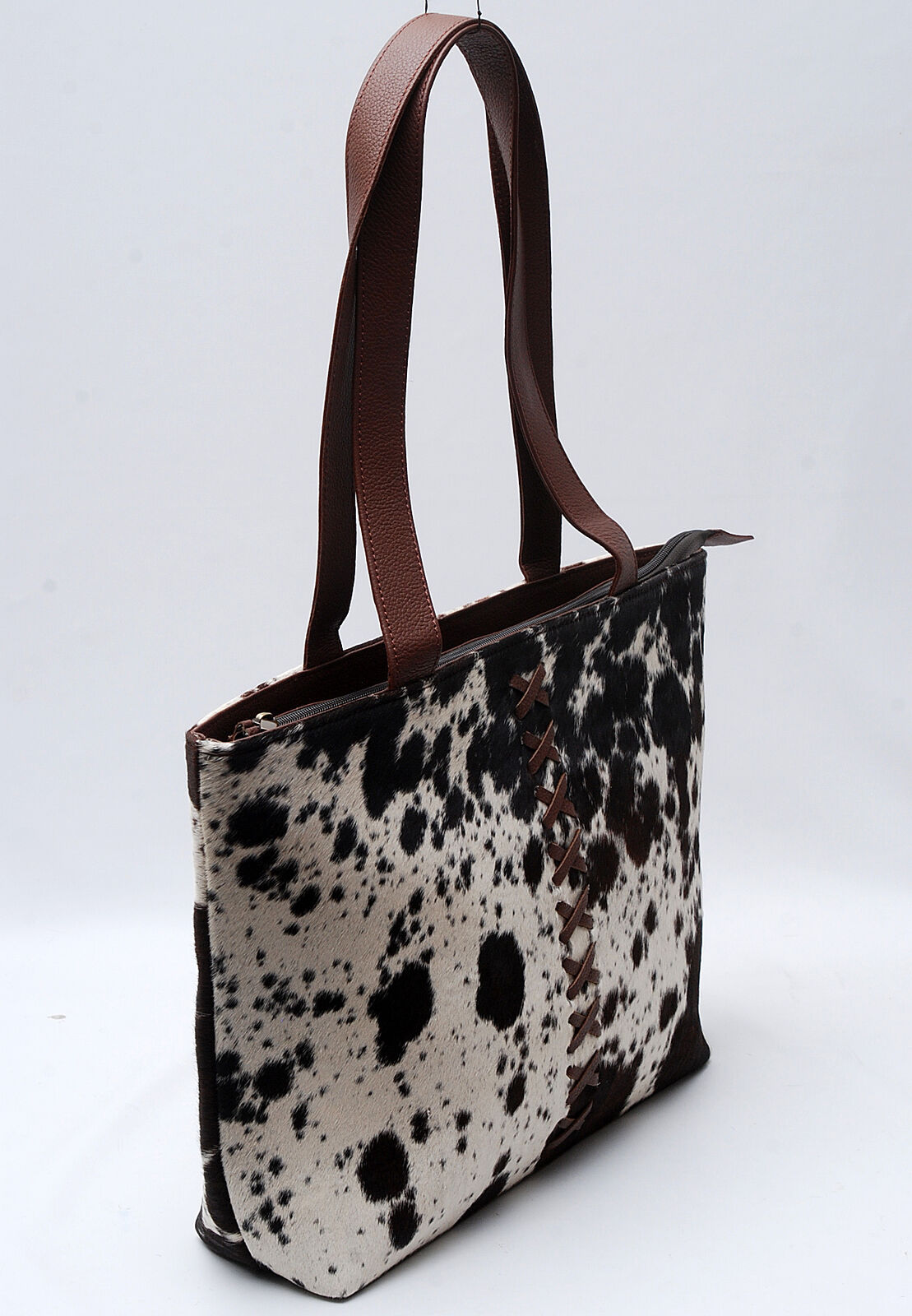 Genuine Spotted Cowhide Shoulder Purse