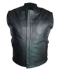 Real Leather Motorcycle Biker Vest Jacket