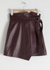 Women's Lamb Skin Leather skirt