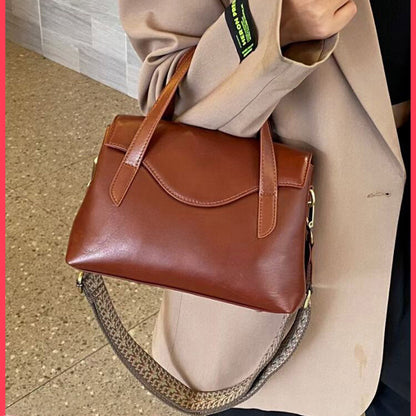 Genuine Leather Shoulder Handbag Crossbody
