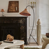 Wabi-Sabi Rattan Floor Lamp Nordic Corner Light