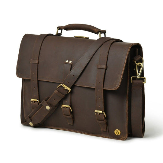 leather briefcase leather messenger bag