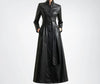 leather trench coat women