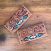 Hand Tooled Engraved Wallet Bifold