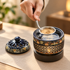 Ceramic Incense Burner with Adjustable Temperature Timer Control