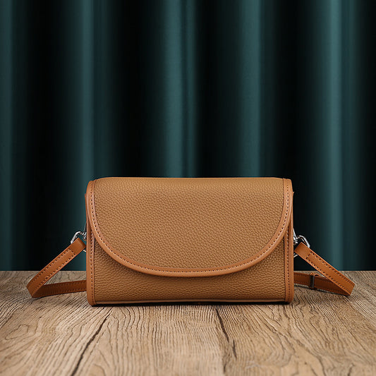 Women’s Genuine Leather Pillow Bag Crossbody