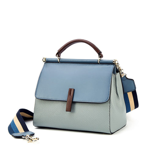 Shoulder bag women leather crossbody handbag